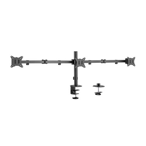 Brateck Triple-Monitor Steel Articulating Monitor Mount