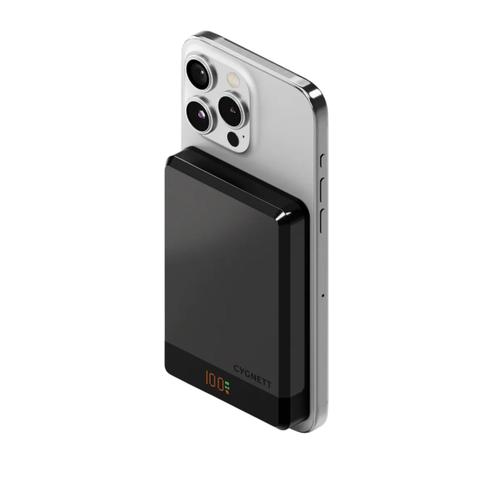 Cygnett MagSlim 10k Magnetic Wireless Power Bank (Black)