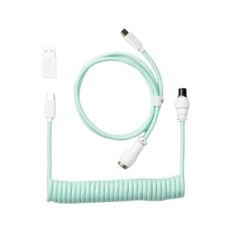 Keychron Coiled Aviator Cable (Mint / Straight)