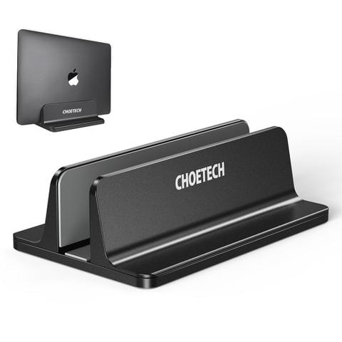Choetech H038-BK Desktop Aluminium Adjustable Dock Vertical Laptop Stand