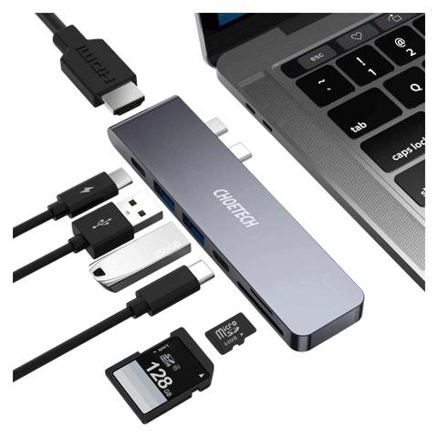 Choetech HUB-M14 7-in-1 USB-C Expand Docking Station Hub for MacBook Pro