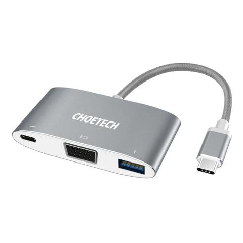 Choetech HUB-V02 USB-C to VGA & USB Multiport Adapter