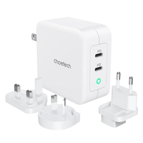 Choetech PD6008 100W GaN Dual Type-C Travel Charger