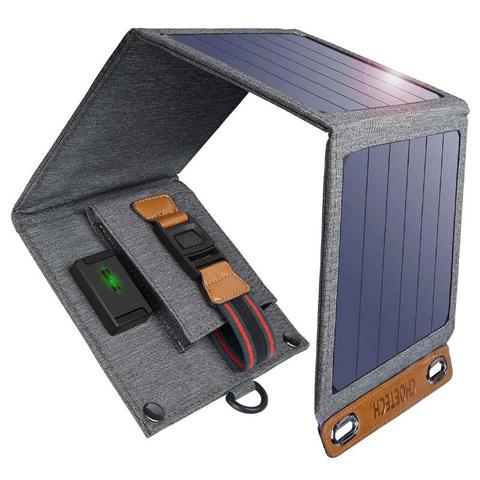 Choetech SC004 14W Foldable Solar Panel USB Charger for Outdoors