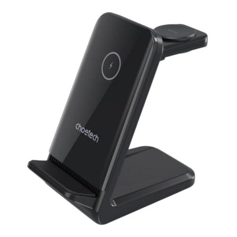 Choetech T608-F-BK 15W 4-in-1 Wireless Charger Stand - Black