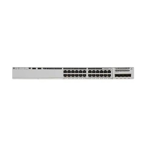 Cisco Catalyst 9200L 24-Port Stackable Gigabit PoE+ Switch w/ 4-Port 10G SFP+ (NE & Spare)