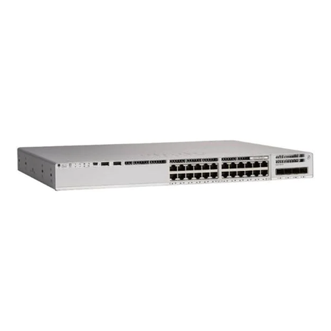 Cisco Catalyst 9300 12-Port 25G/10G/1G SFP28 Network Switch with Modular Uplinks