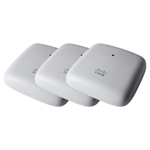Cisco CBW140AC 802.11ac 2x2 Wave 2 Ceiling Mount Access Point - 3 Pack