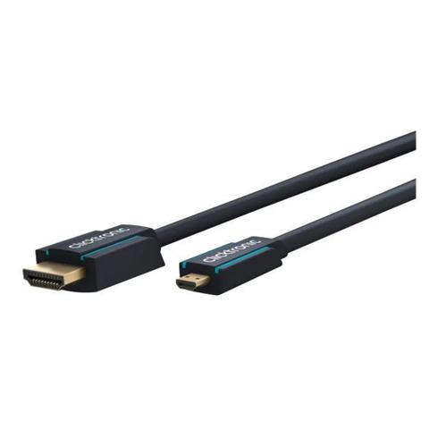 Clicktronic 3m Micro HDMI to HDMI 1.4 M to M Cable