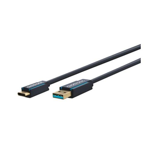 Clicktronic 3m USB C 3.2 to USB A Cable