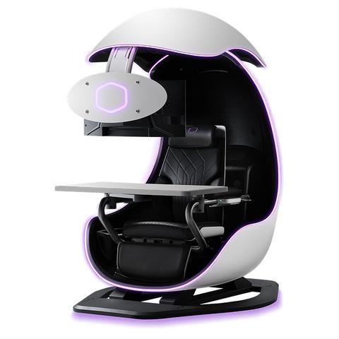 Cooler Master Orb X Luxury Gaming Chair/Station - Arctic White