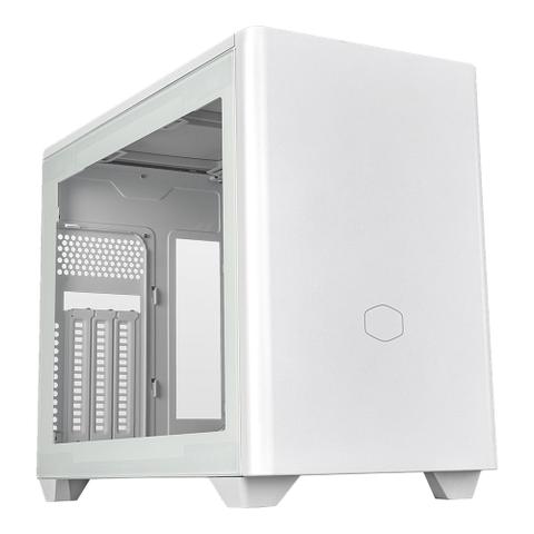 Cooler Master MasterBox NR200P V2 Tempered Glass & Mesh Mini-ITX Case - White