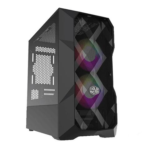 Cooler Master MasterBox TD300 ARGB Mesh Micro-ATX Case - Black