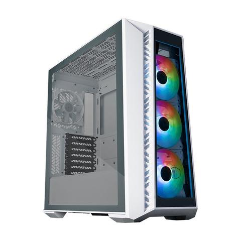 Cooler Master MasterBox 520 RGB TG Mid-Tower E-ATX Case - White