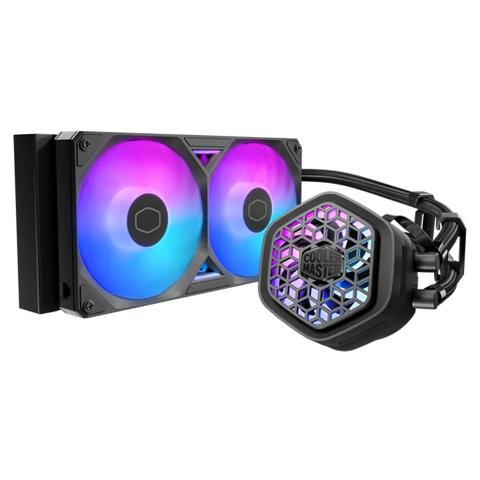 Cooler Master MasterLiquid Atmos II VRM FAN 240mm ARGB AIO Liquid CPU Cooler - Black