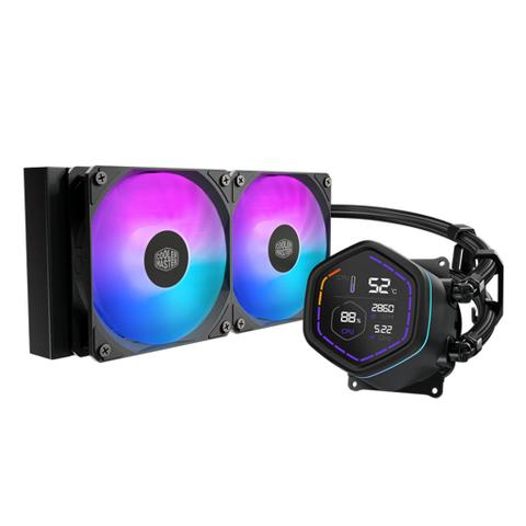 Cooler Master MasterLiquid Core NEX Digital 240 240mm ARGB AIO Liquid CPU Cooler - Black