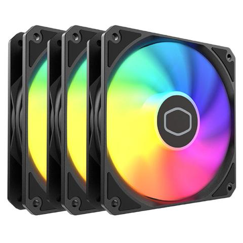 Cooler Master MF120 Lite ARGB 120mm Black Fan - 3 Pack