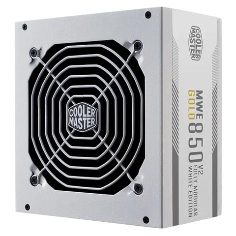 Cooler Master MWE V2 850W 80+ Gold Fully Modular PCIe 5.1 ATX 3.1 Power Supply - White