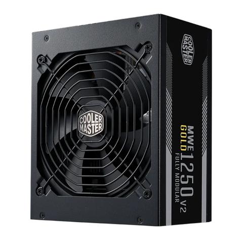 Cooler Master MWE 1250W 80+ Gold Fully Modular ATX 3.1 Power Supply - Black