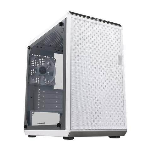 Cooler Master Q300L V2 Mini-Tower Micro-ATX Case - White