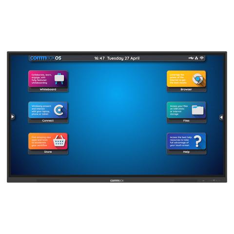CommBox S4 Classic 65" 4K UHD Interactive Touch Display