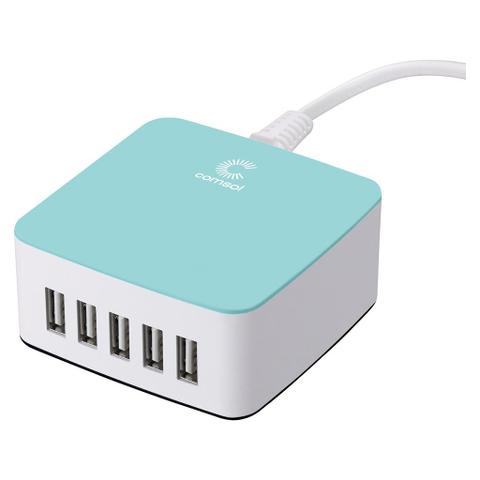 Comsol 5 Port USB Desktop Charger 8A (40W) - Limpet Shell