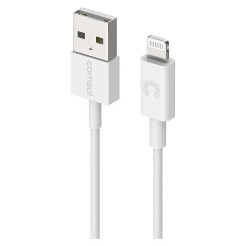 Comsol 1.2m Apple Lightning to USB Cable - White