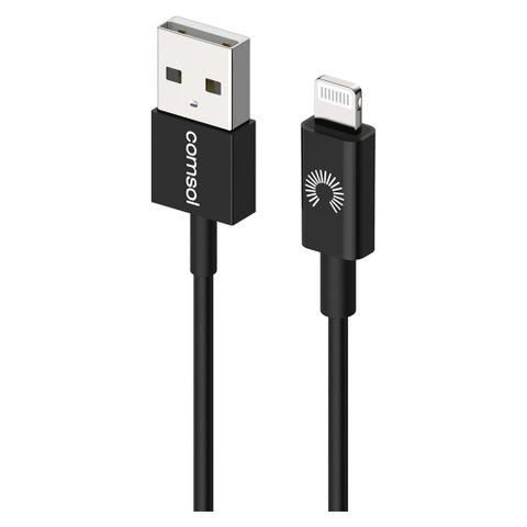 Comsol 1.2m Apple Lightning to USB Cable - Black