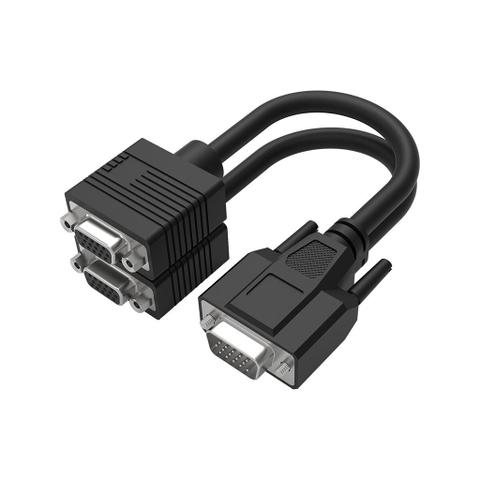 Comsol 15cm VGA Splitter Cable HD15M-HD15F/HD15F