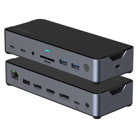 Comsol Triple Monitor USB-C 14-Port Docking Station