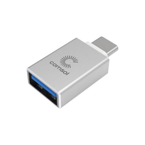 Comsol USB-C Male to USB-A 3.0 Female Adapter