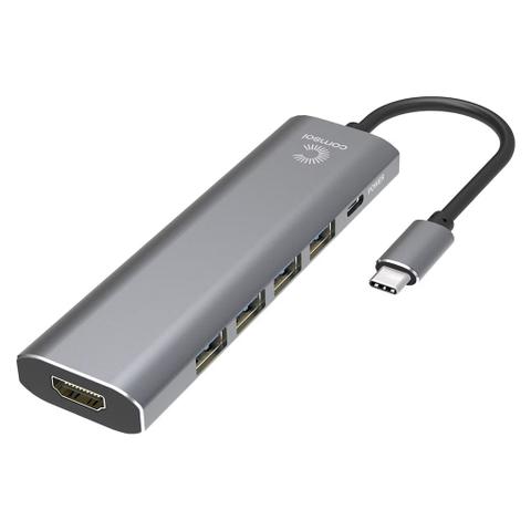 Comsol USB-C to 4K HDMI Multi-Port Adapter
