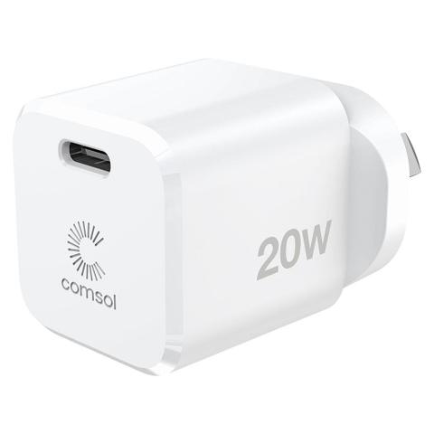 Comsol USB-C Wall Charger 20W - White