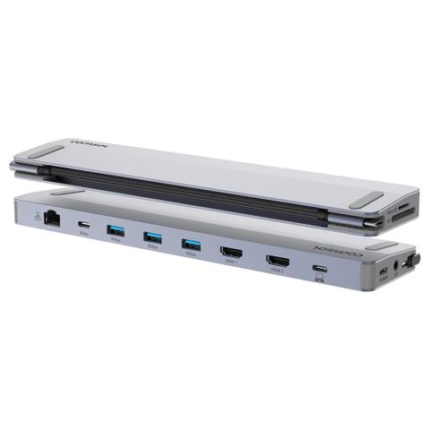 Comsol Dual Monitor USB-C 12-Port Docking Station