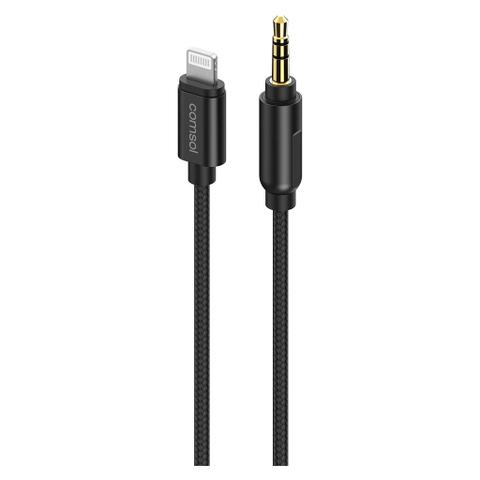 Comsol Lightning to 3.5mm Male Cable 1m - Black