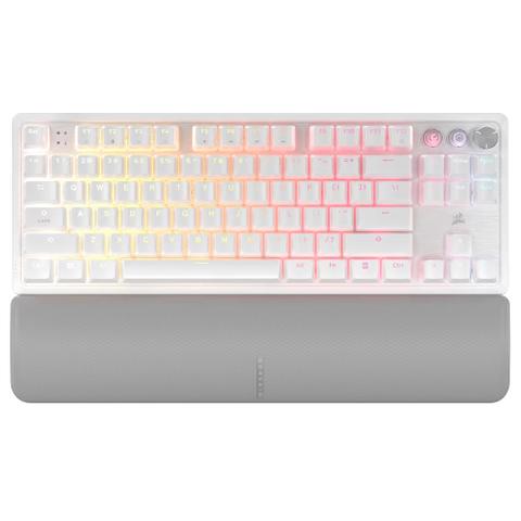 Corsair K70 PRO TKL Hall Effect Gaming Keyboard with Rapid Trigger - White