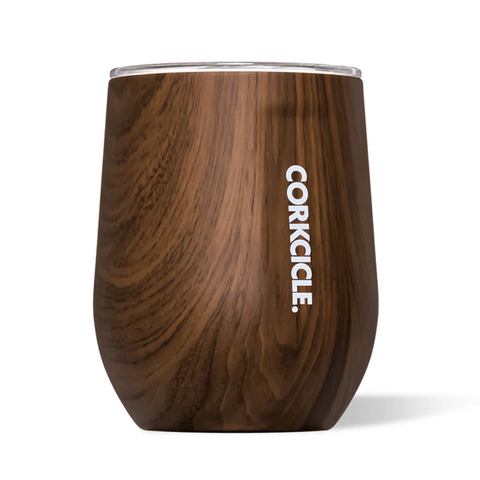 Corkcicle Stemless 340ml - Walnut Wood