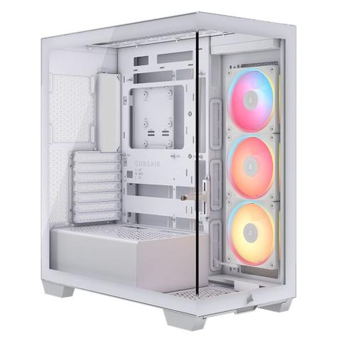 Corsair 3500X LX-R RGB iCUE LINK Mid-Tower PC Case - White