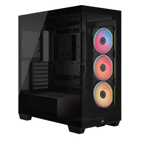 Corsair 3500X LX-R RGB iCUE LINK Mid-Tower PC Case - Black
