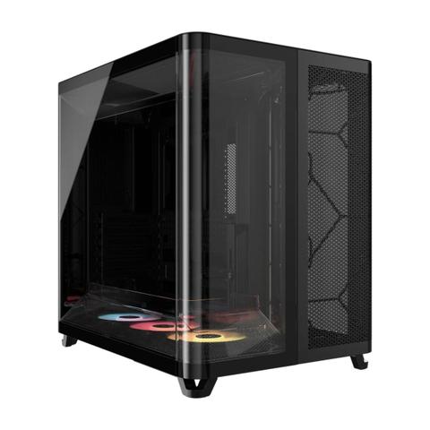 Corsair AIR 5400 RS-R ARGB Triple Chamber Mid-Tower PC Case - Black