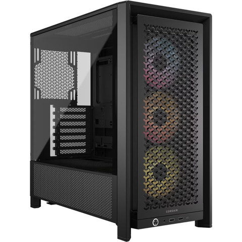 Corsair FRAME 4000D RS ARGB Tempered Glass Modular Mid-Tower Case - Black