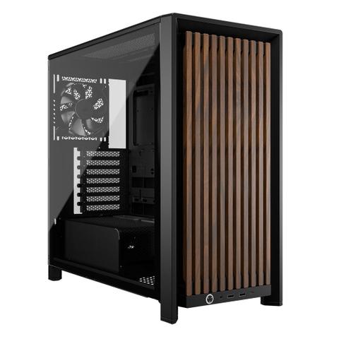 CORSAIR FRAME 4000D WOOD RS Mid-Tower Case - Black & Walnut