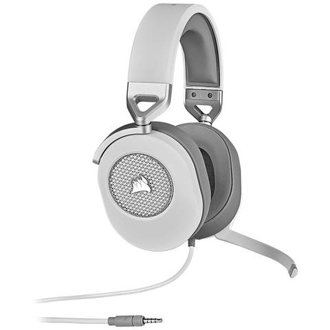 Corsair HS65 Virtual 7.1 Surround Wired Gaming Headset - White