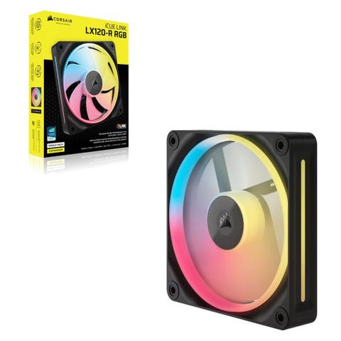 Corsair iCUE LINK LX120-R RGB 120mm PWM Reverse Fan - Black