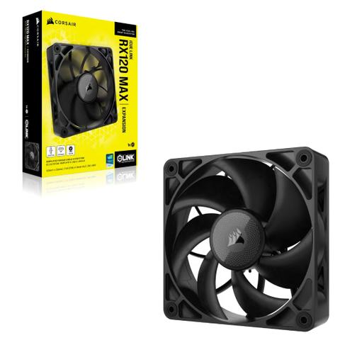 Corsair iCUE LINK RX120 MAX 120mm PWM Thick Case Fan - Black