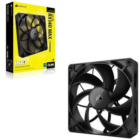 Corsair iCUE LINK RX140 MAX 140mm PWM Thick Case Fan - Black