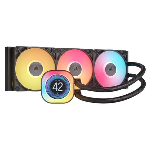 Corsair iCUE LINK TITAN RX RGB 360mm LCD AIO Liquid CPU Cooler - Black