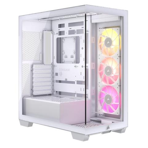 Corsair iCUE LINK 3500X RGB Tempered Glass Mid-Tower Case - White