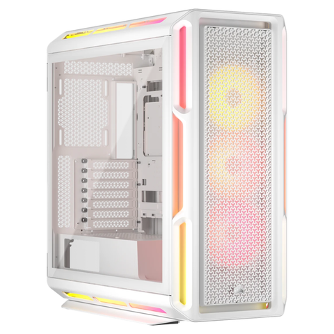 Corsair iCUE LINK 5000T LX RGB Tempered Glass Mid-Tower Case - White