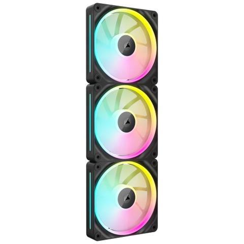 Corsair LX120 iCUE Link 120mm RGB PWM Case Fans Black - 3 Pack
